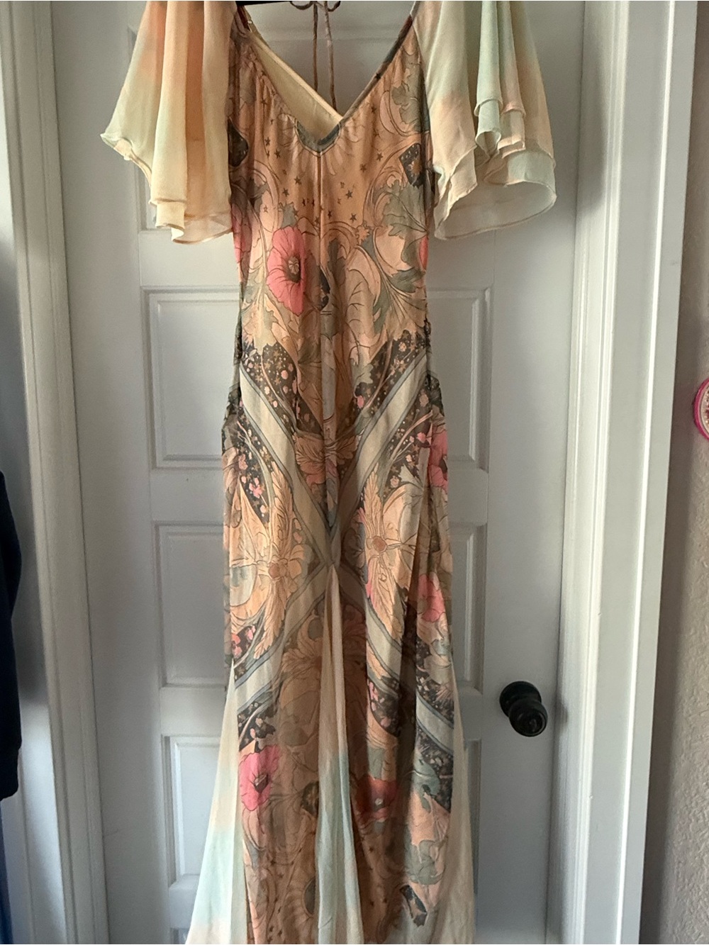 Free People celestial nights maxi dress boho flirty NWT small - Picture 9 of 10